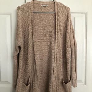 American Eagle Blush Knit Cardigan